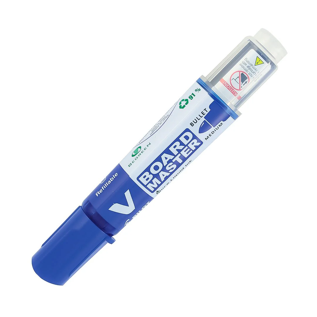V Board Blue Marker - 02 Pilot V Board Master Marker Pen 6mm Tip, Blue - Image 1
