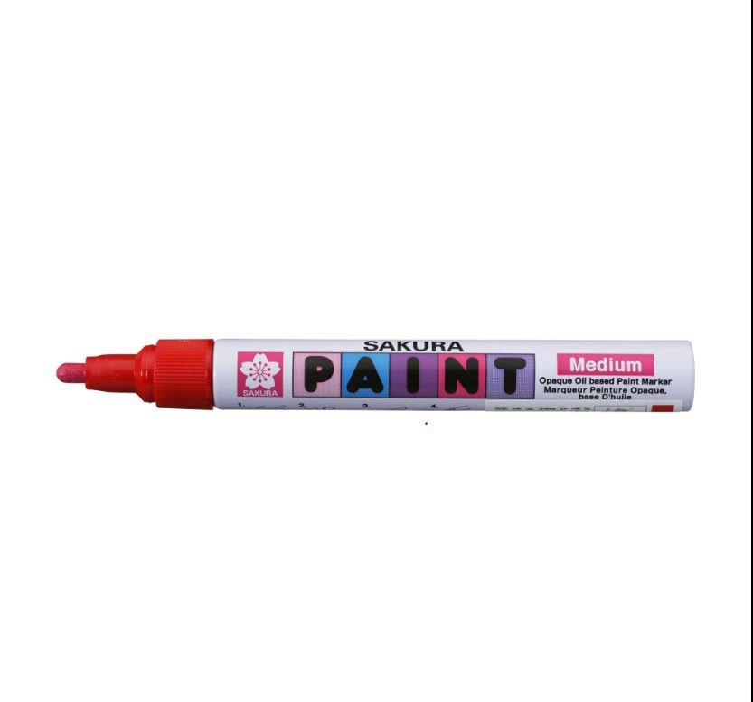 12-Red Sakura Paint marker medium - 2.0mm - Red - Image 1