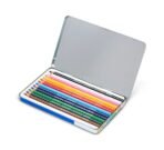 Doms colour pencils - 12 colour - flat tin - Image 2