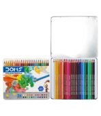 Doms colour pencils - 24 colour shades - flat tin - Image 2