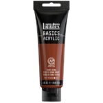 Liquitex Basics Acrylic Colour - Tube of 118 ML - Burnt Sienna