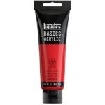 Liquitex Basics Acrylic Colour - Tube of 118 ML - Naphtol Crimson