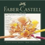 Faber-Castell Polychromas Watercolor Pencil Set – Pack of 24