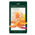 Faber-Castell Polychromas Watercolor Pencil Set – Pack of 12