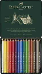Faber-Castell Polychromas Watercolor Pencil Set – Pack of 24 - Image 2