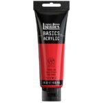 Liquitex Basics Acrylic Colour - Tube of 118 ML - Pyrrole Red