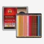 Koh-I-Noor Polycolor Artist's Coloured Pencils - Portrait - Set Of 24 In Tin Box - Image 2