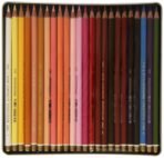 Koh-I-Noor Polycolor Artist's Coloured Pencils - Portrait - Set Of 24 In Tin Box - Image 3