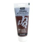 Pebeo Studio Acrylics 100-ML – Acrylic Paint – Burnt umber