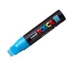 POSCA PC-17K Paint Marker -15mm Extra Broad Tip- Light Blue - Image 3